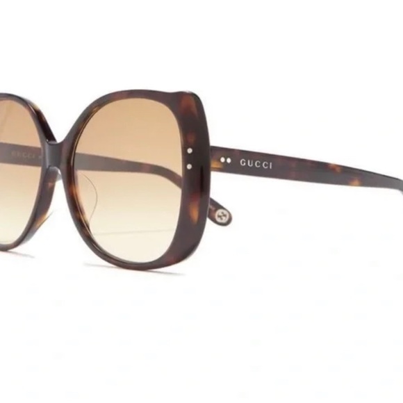 Gucci Oversized Brown Glasses - Picture 4 of 11